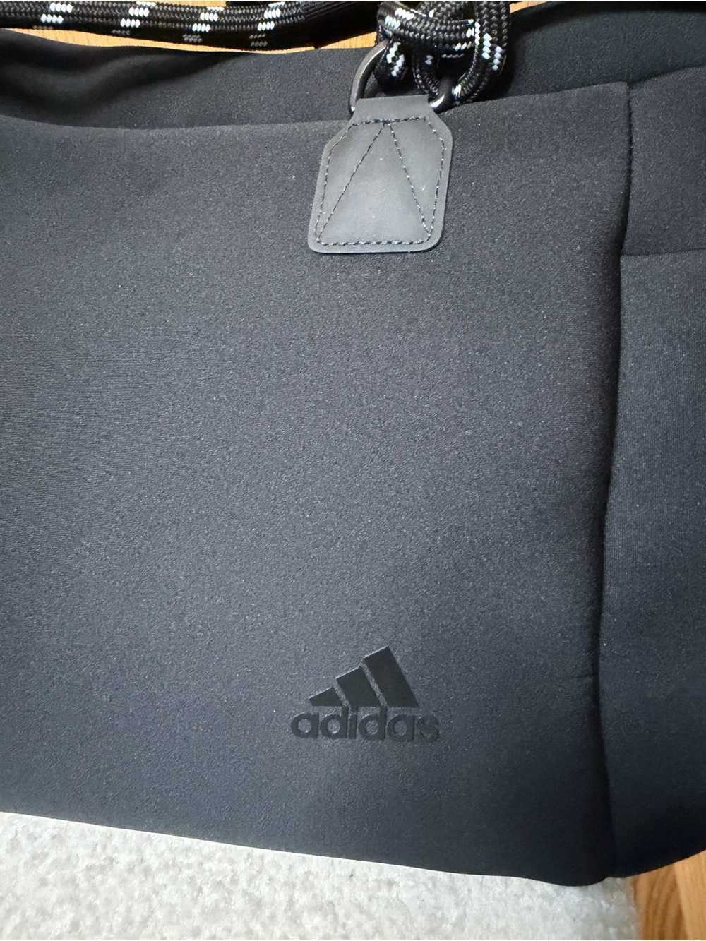 adidas Black Tote with Contrasting Rope Handles - Picture 9 of 12